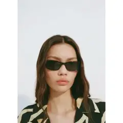 MANGO FINELA サングラス ダークブラウン U/FREE