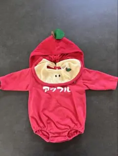 りんごフードつきロンパース　70cm