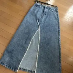 ◆新品未使用◆ロングデニムスカート