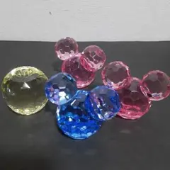 ※　ディズニーアクリルクリスタルミッキー×3個&リンゴ