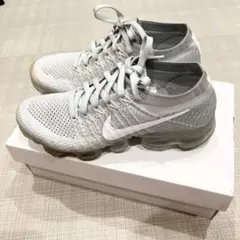 NIKE エアヴェイパーマックス フライニット ピュアプラチナ 24.5cm