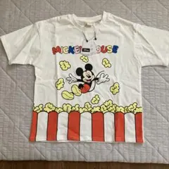 ミッキーマウス ポップコーン Tシャツ 130cm