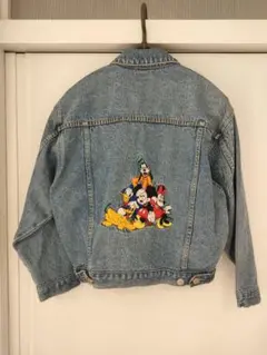 レア！ビンテージ ミッキーマウス Gジャン デニムジャケット　Lサイズ