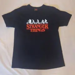 STRANGER THINGS ストレンジャーシングス　Tシャツ　黒　ムービーT