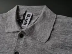 BARK バーク◆Made in Italy◆48◆リネン ニット 半袖 ポロ