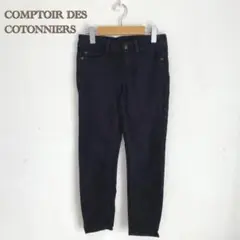 【COMPTOIR DES COTONNIERS】黒　パンツ　サイドスリット