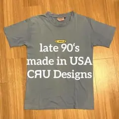 90s usa製　CRU Designs CЯU tシャツ　クルー　tee