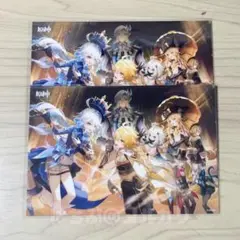 【 未使用 】原神 ブロマイド L判 フリーナ ヌヴィレット 空 パイモン ×2