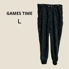 GAMES TIME Lサイズ スラブ模様パンツ
