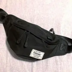 【美品】Rename ウエストポーチ ボディバッグ ブラック黒 コーデュラ 撥水