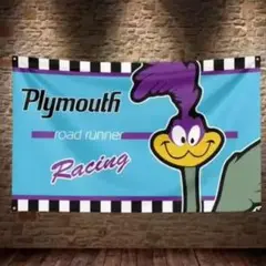 ロードランナー ROAD RUNNER タペストリー フラッグ 60x40cm