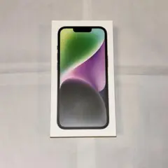 iPhone14Midnightの箱とケーブル