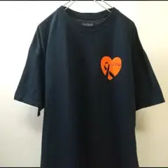 GILDAN バックプリント ビッグサイズ Tシャツ ネイビー XL 古着