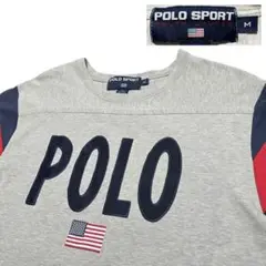 【訳あり品】【90s】RALPH LAUREN　POLO SPORT ロンT