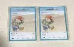 アニメキャラクター SNS風デザイン カード 2枚セット
