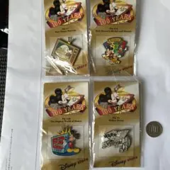 ディズニーストア 100周年記念ピンバッジセット
