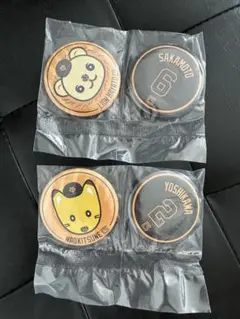 ライオンハヤト・ナオキツネ　缶バッジセット