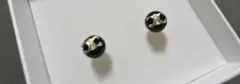 新品未使用　ロゴ　ピアス　ノーブランド