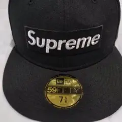 Supreme 59FIFTY ブラック キャップ