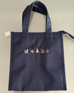 【新品・完売品】学校フェイラー　ハイジ　ランチバッグ　刺繍入り　ネイビー