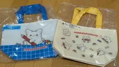 はなまるおばけ　１番くじ　チャーム付きミニトート　ブルー　イエロー　２種セット