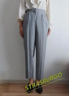 ストラスブルゴ ダブルタックテーパードパンツ