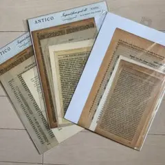古書　ワックスペーパー　アンティーク
