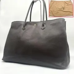 極美品 袋付 cisei トートバッグ 941LD ビジネス ブラウン系 大容量