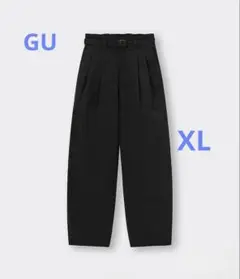 GU テックタックコクーンパンツ　XL ブラック
