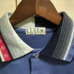 ELLE ネイビー ポロシャツ