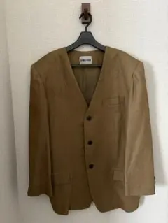 ノーカラージャケット　メンズ　M