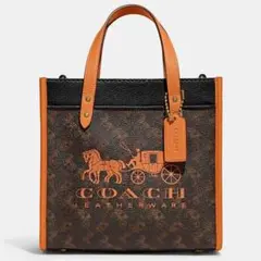 【新品】 COACH トートバッグ 2way ホースアンドキャリッジ フィールド