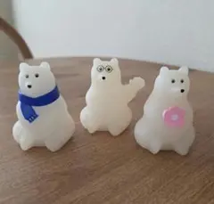 polar bear bank 白くま貯金箱 ぼんやりライトマスコット ガチャ