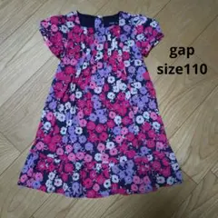 babyGap ギャップ　花柄 半袖ワンピース 110