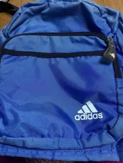 adidas ミニリュック　青