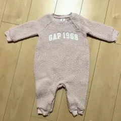 GAP 1969 フリースロンパース ピンク