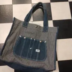 Lee トートバッグ　ヒッコリー