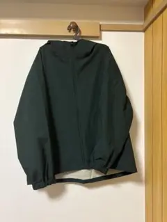 無印良品　撥水フードジャケット　緑
