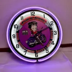 ベティの掛け時計（45.6㎝）　ライト付き