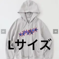 最終値下げ　【Lサイズ】 VALLAD ジップアップ パーカー グレー ジップアップライトパーカー | レディース | 1枚 | 00217-MLZ