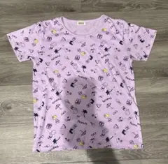 スヌーピー 半袖Tシャツ　150 紫　女の子