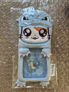 ゴジハムくん　トレカケースボア　ブルー
