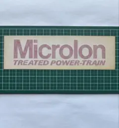 Microlon TREATED POWER-TRAIN 転写式ステッカー