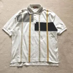 美品　ミスタージュンコ　ポロシャツ　半袖　M おじシャツ