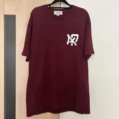 TWONESS ヘイワ　反戦　Tシャツ L バーガンディ