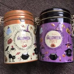 カルディ　ハロウィン　キャニスター缶　（缶のみ）2個