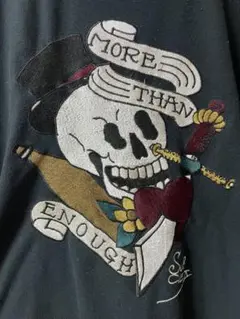 subciety サブサエティー　スカル　刺繍　XLサイズ　中古