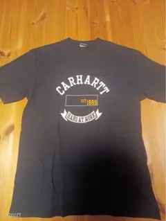 US古着　カーハート　プリントＴシャツ　ブラック色