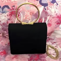 【京都祇園 香鳥屋】2way♡BAG♡ブラック×ゴールド