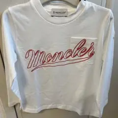 Moncler ホワイト 長袖Tシャツ 4A